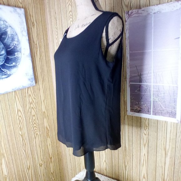 minuoyi womens black sleeveless top - Picture 2 of 6
